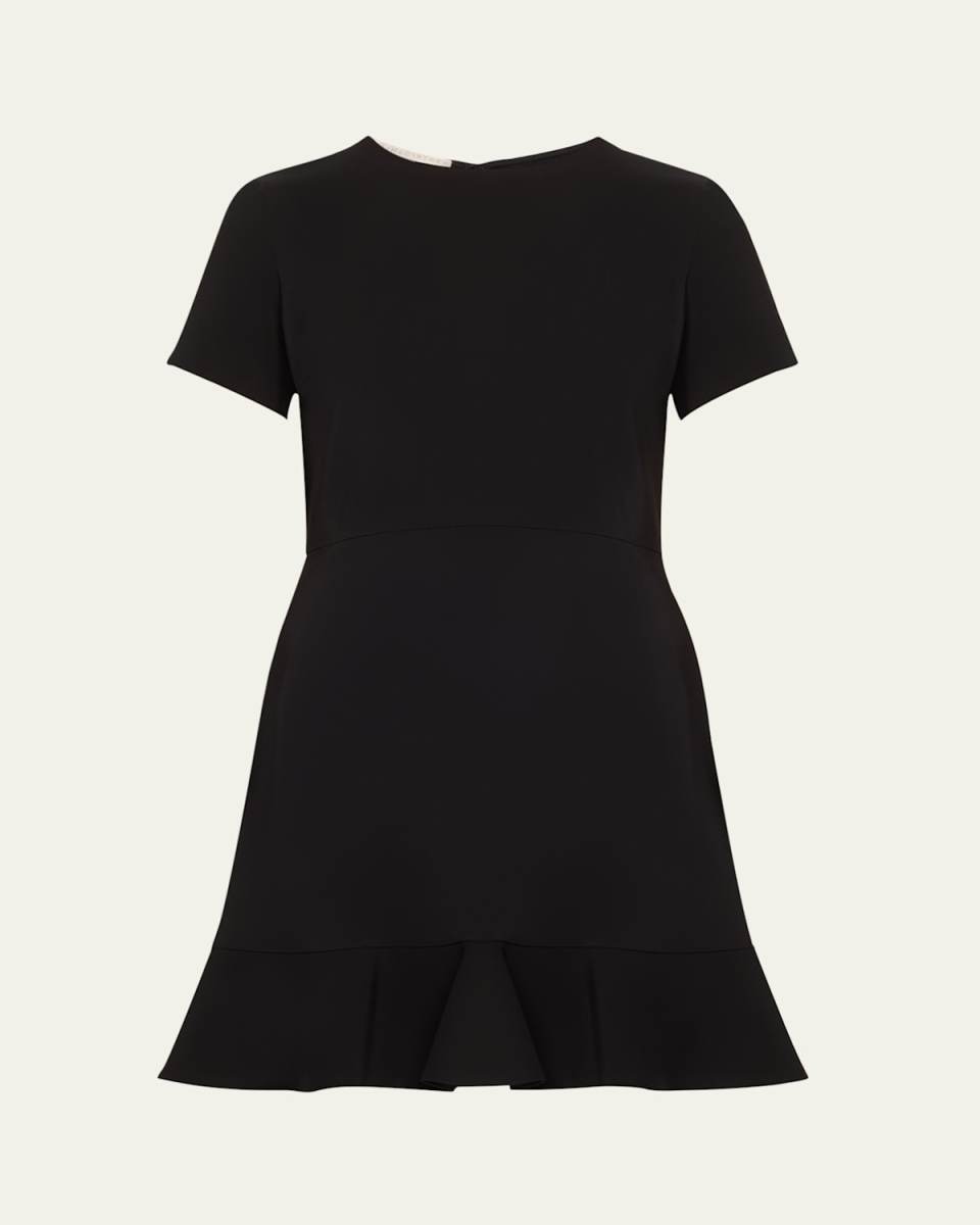 Iconic Mini Dress with Flounce Hem
